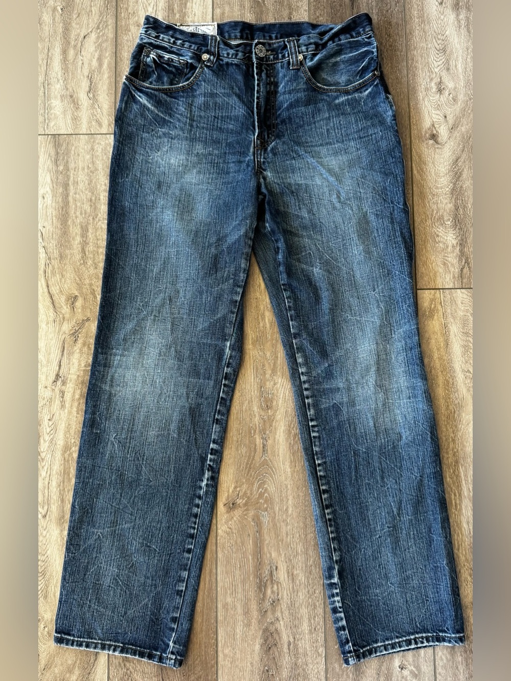 Stetson Denim Men's 1520 Standard Fit Straight Leg Jeans 34x34 Cowboy Western